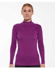 WEŁNIANA BLUZA DAMSKA BRUBECK EXTREME MERINO fuksjowy